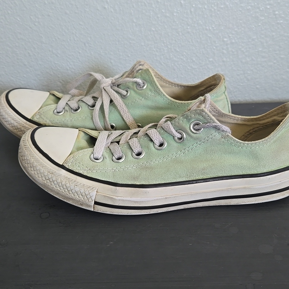 Converse Mint Green Sneakers Size 7 - Picture 4 of 8